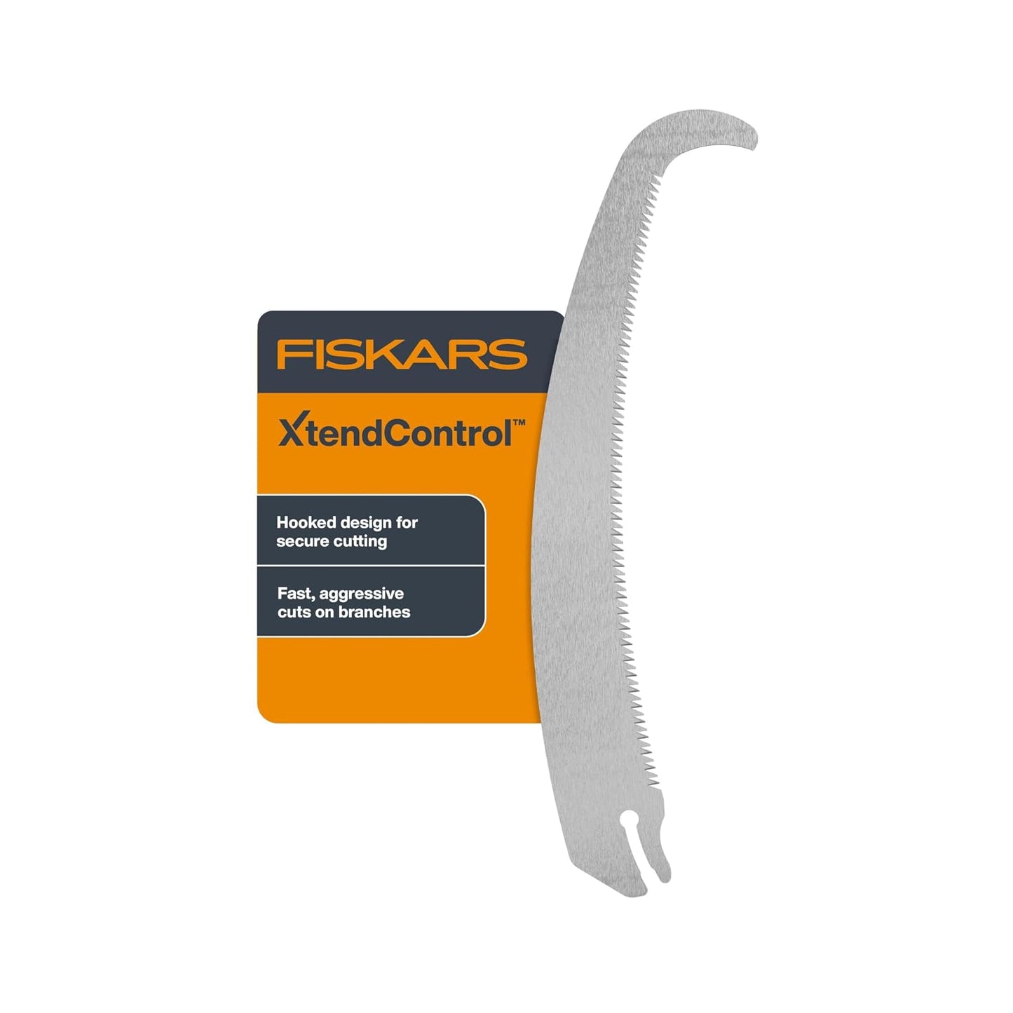 Fiskars XtendControl X2 Hook Bill Replacement Saw Blade, Triple-Ground Tooth Profile for Fast Cutting, Curved Blade for Faster Branch Cuts, Hardened Teeth for Long-Lasting Sharpness