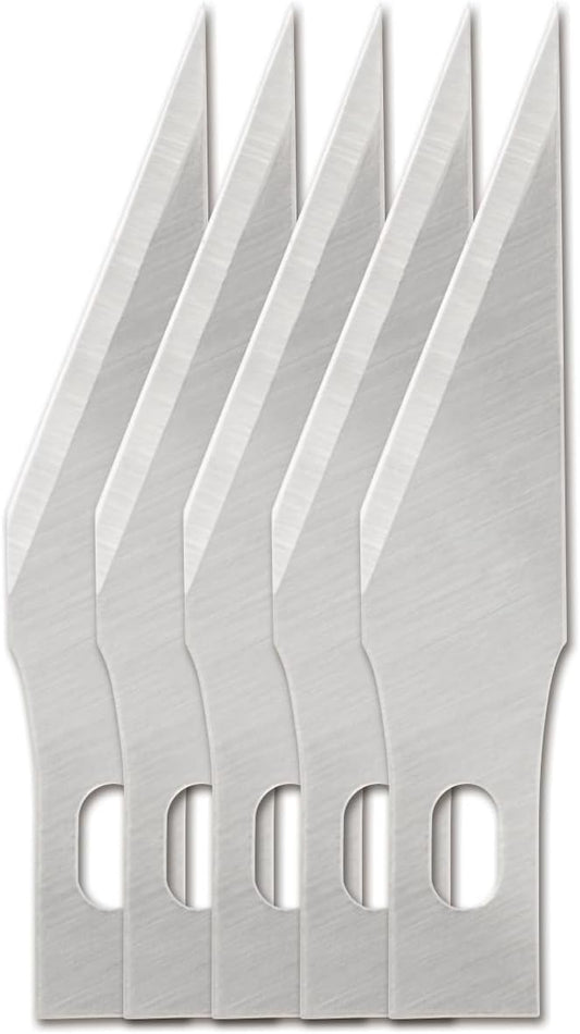 Fiskars Standard Blades for Precise Starts and Slicing Lightweight Materials, 360 Swivel Blade for Curves and Tight Patterns, No.11, 5 Pack