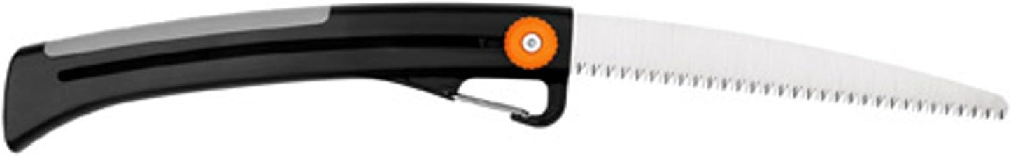 Fiskars 10 Inch POWER TOOTH Sliding Carabiner Saw with Carabiner Clip (9258)