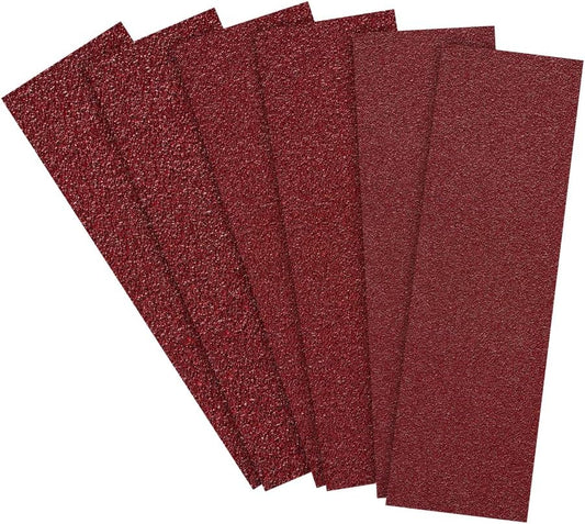 Fiskars Small Sand Paper, 2 Sheets Each of 60, 90 and 120 grit 6 Pack, 9" x 2.75" Sheets of Sandpaper
