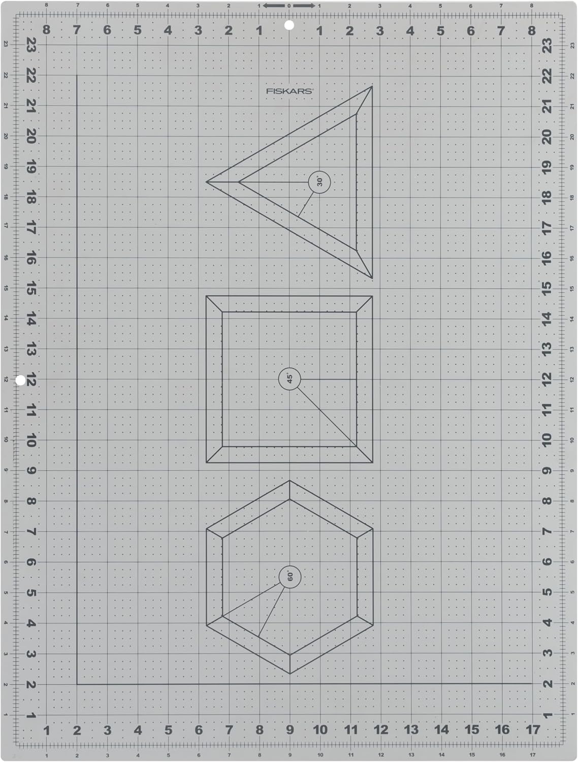 Fiskars Crafts Cutting Mat – DIY (18 in. x 24 in.), 18x24, Grey