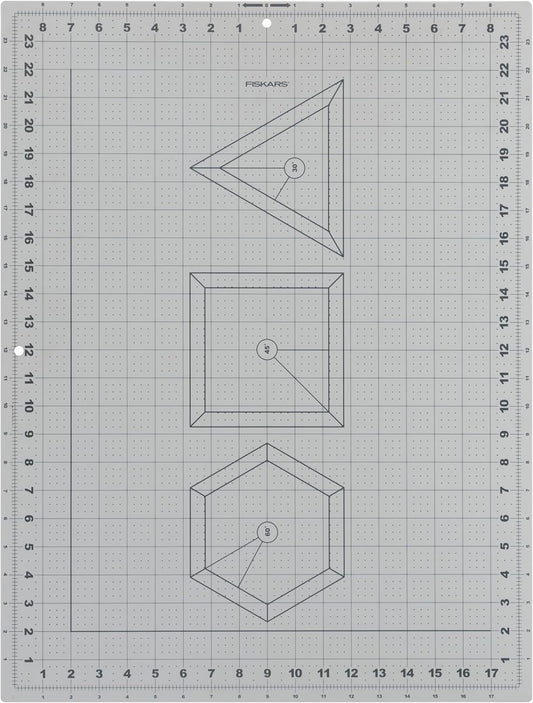 Fiskars Crafts Cutting Mat – DIY (18 in. x 24 in.), 18x24, Grey